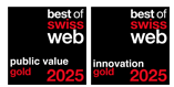 Best of Swiss Web Awards 2025 logo